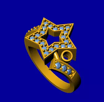 free ring Free 3D print model