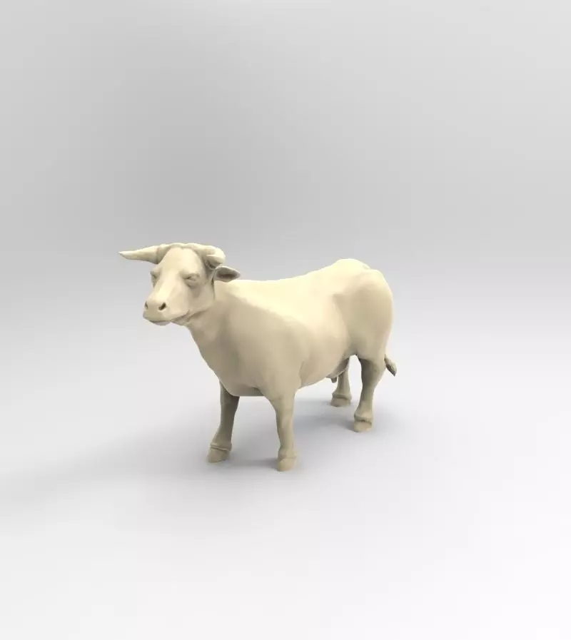 Model Cow 3D Free 3D print model