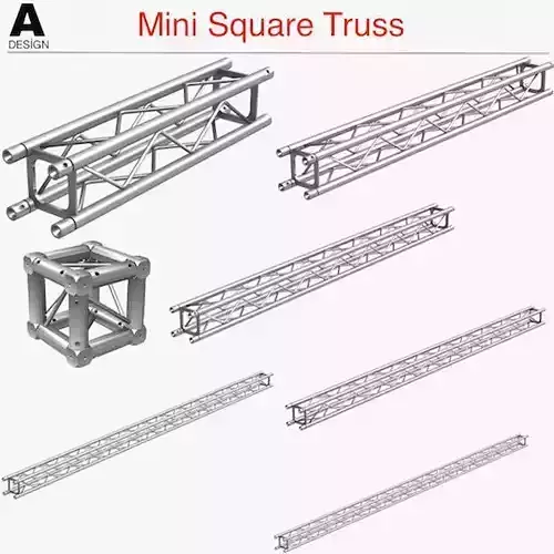 Mini Square Truss 005 3D print model