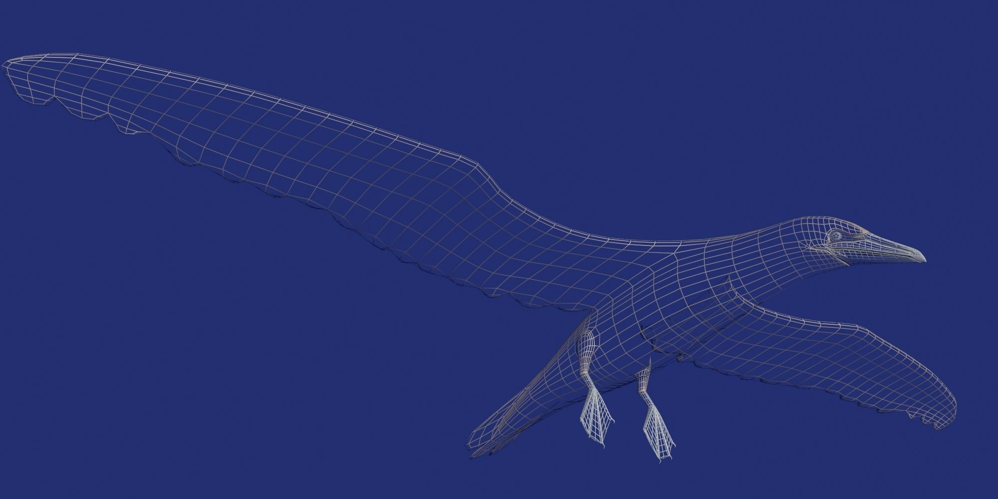 Low Poly Alcatraz model Low-poly 3D model_6