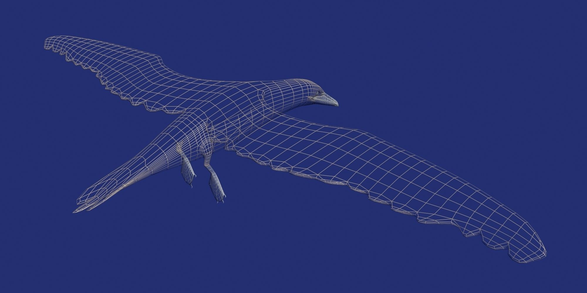 Low Poly Alcatraz model Low-poly 3D model_4