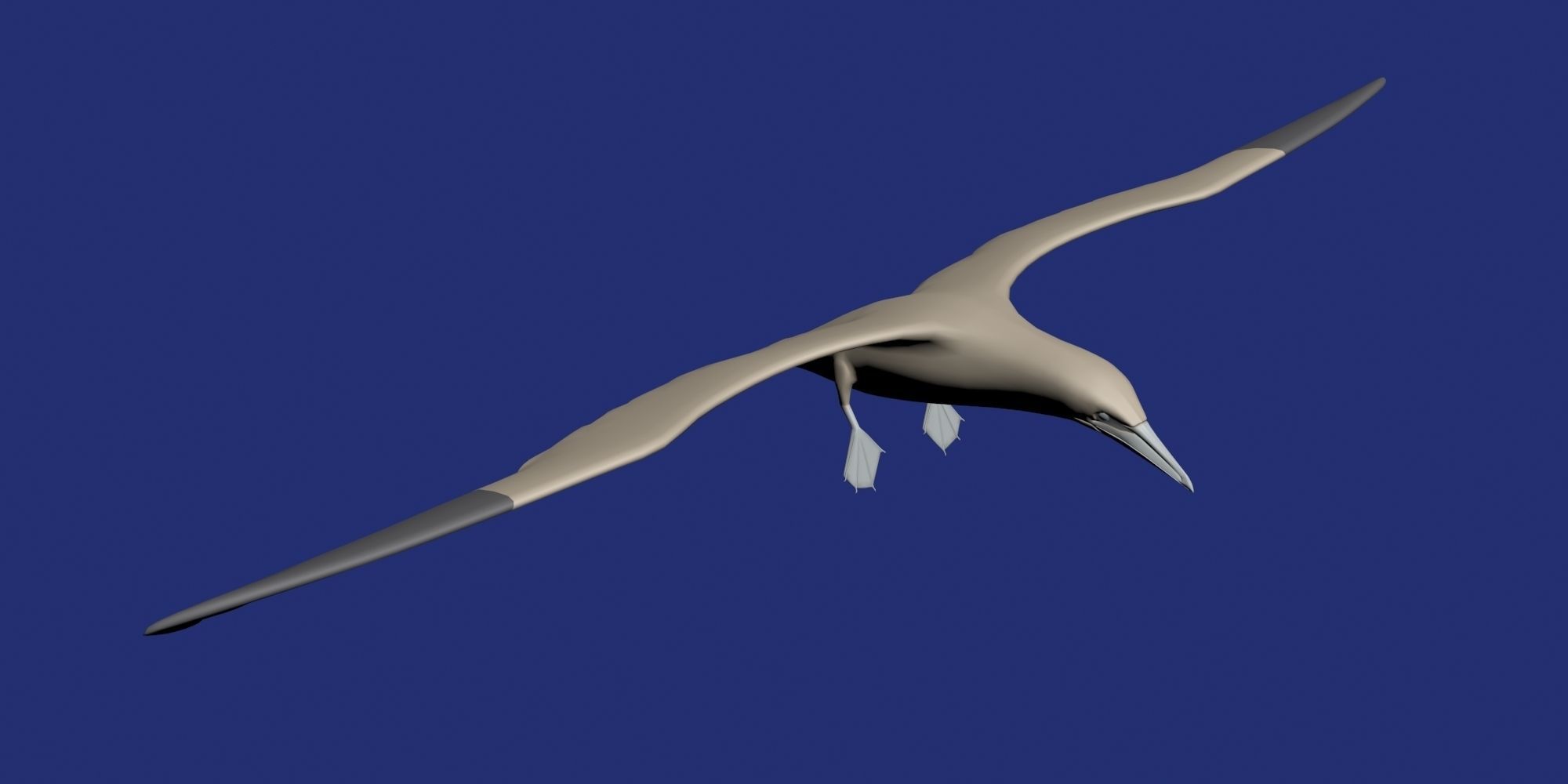 Low Poly Alcatraz model Low-poly 3D model_9