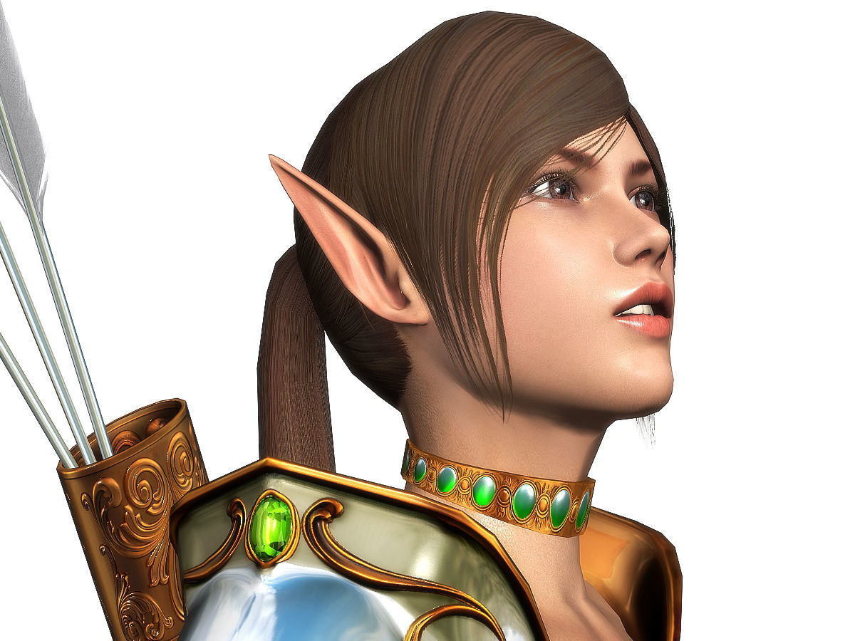 3Dfoin - Royal Archer Low-poly 3D model_21