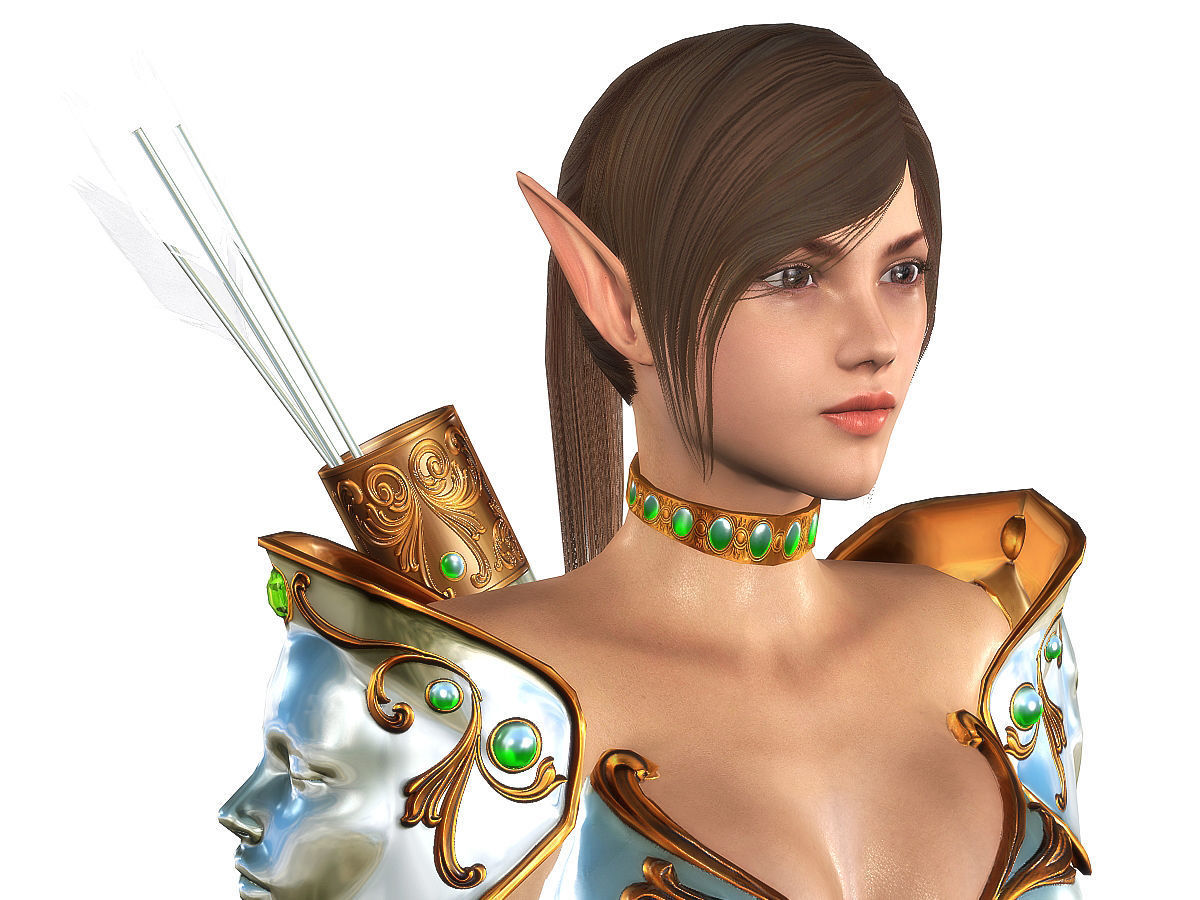 3Dfoin - Royal Archer Low-poly 3D model_19