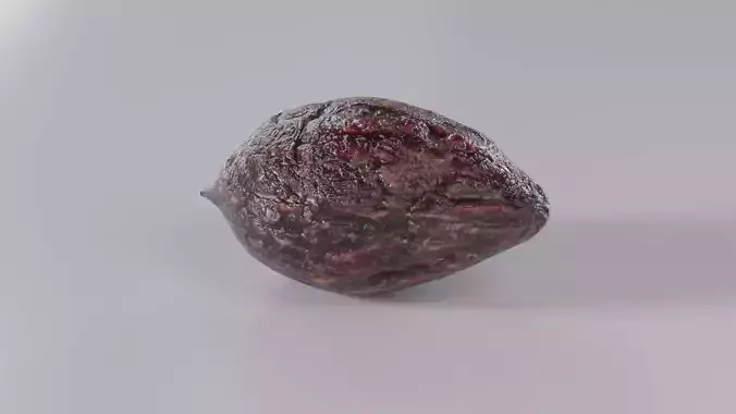 White Peach Photorealistic PBR Multiple Variations 3D model 7