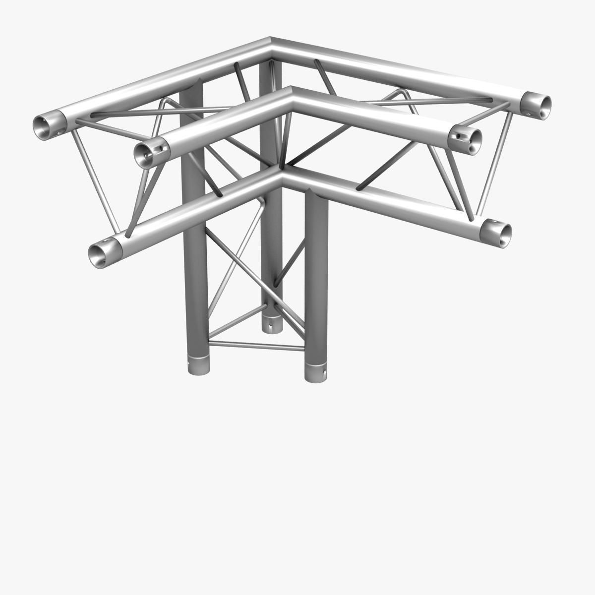 Mini Triangular Truss 009 3D print model_14