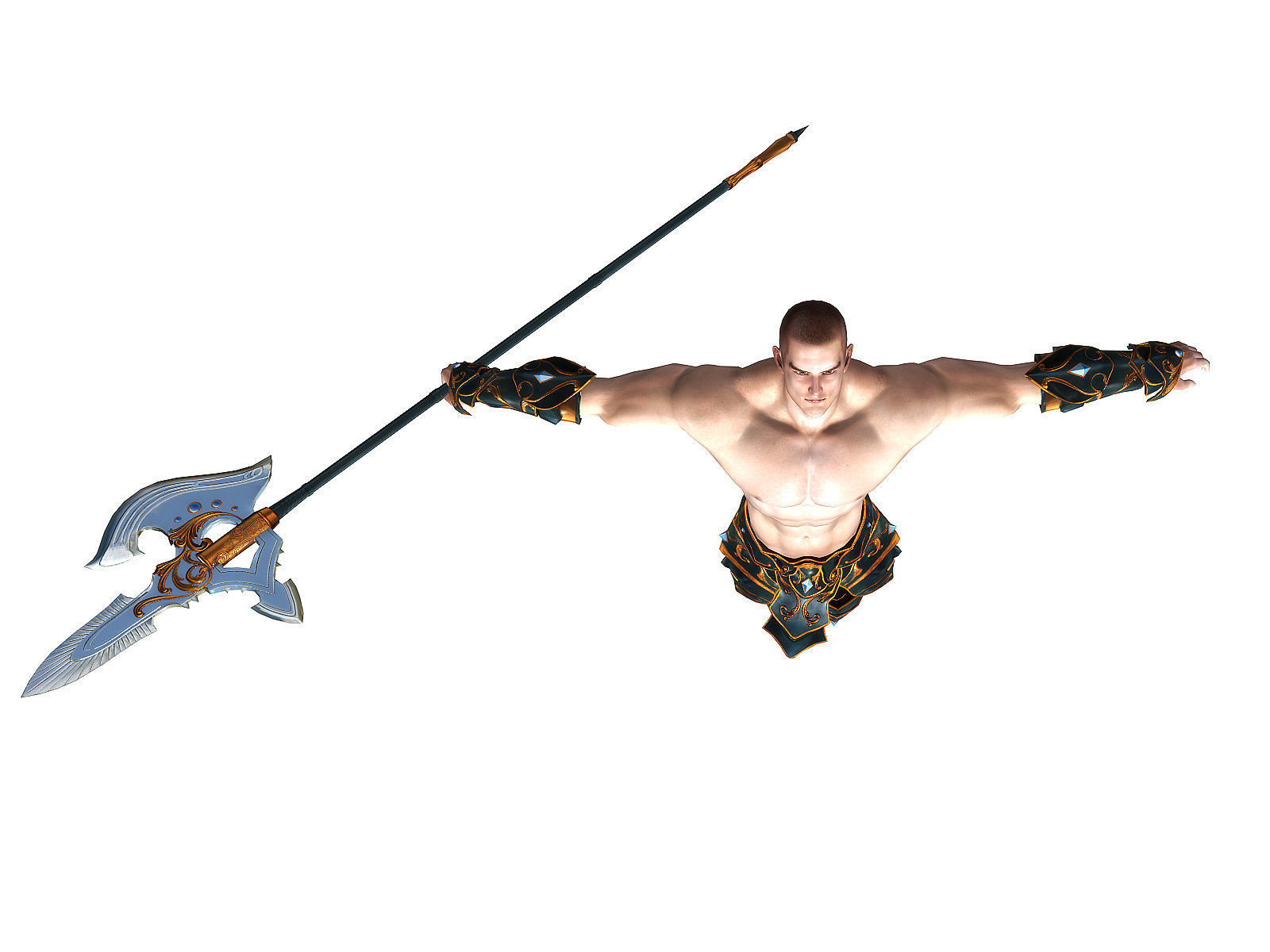 3Dfoin - Royal Executioner Low-poly 3D model_18