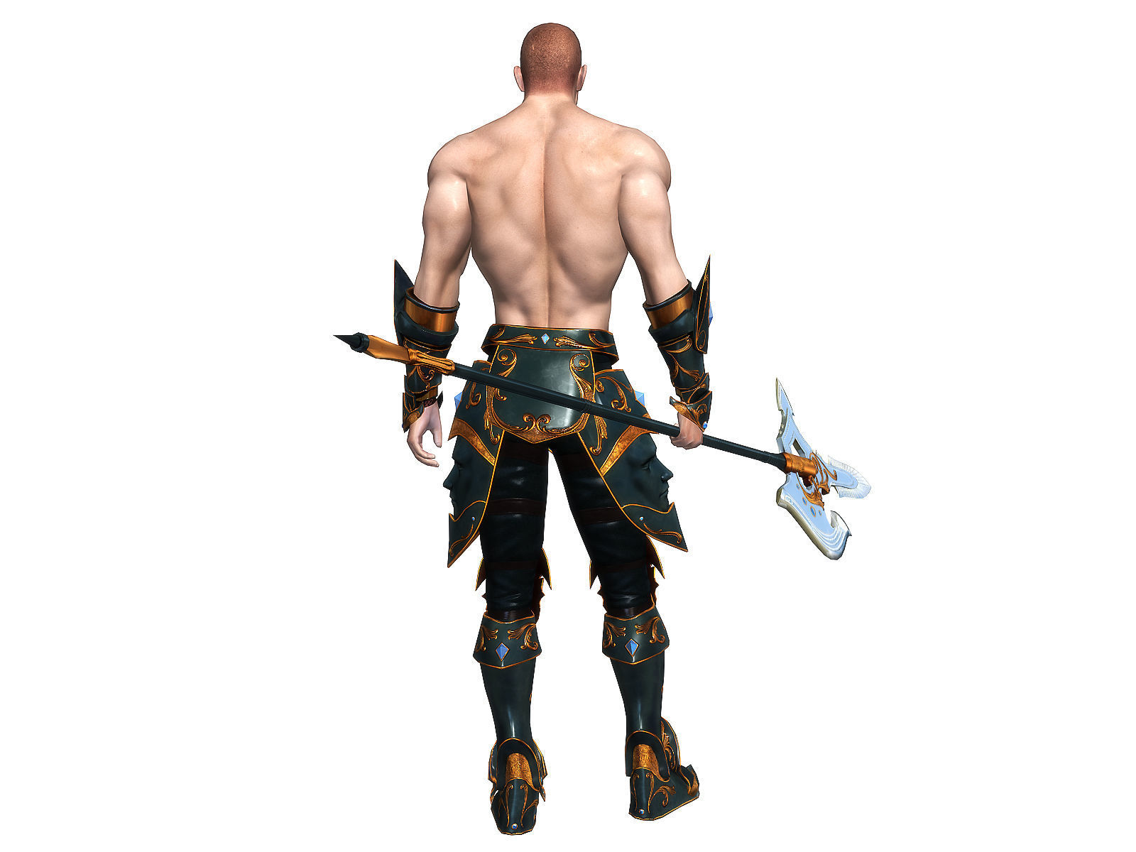 3Dfoin - Royal Executioner Low-poly 3D model_7