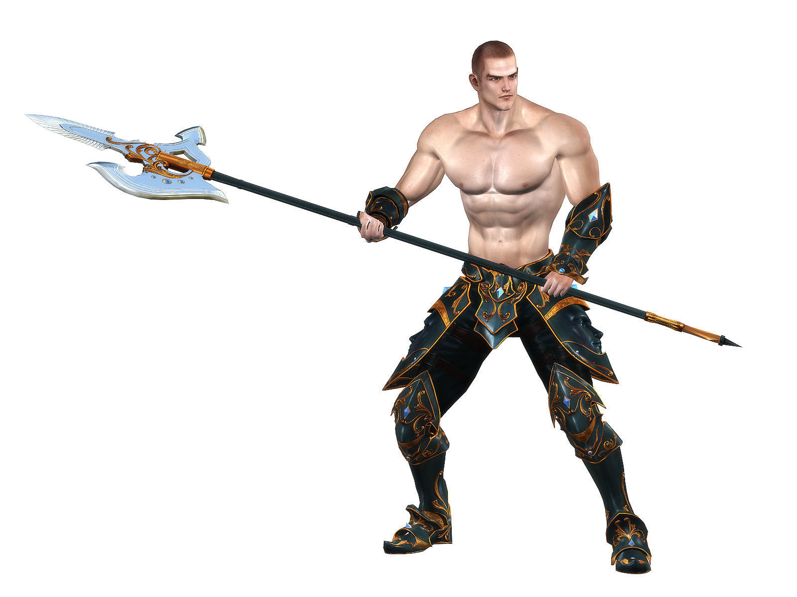 3Dfoin - Royal Executioner Low-poly 3D model_10