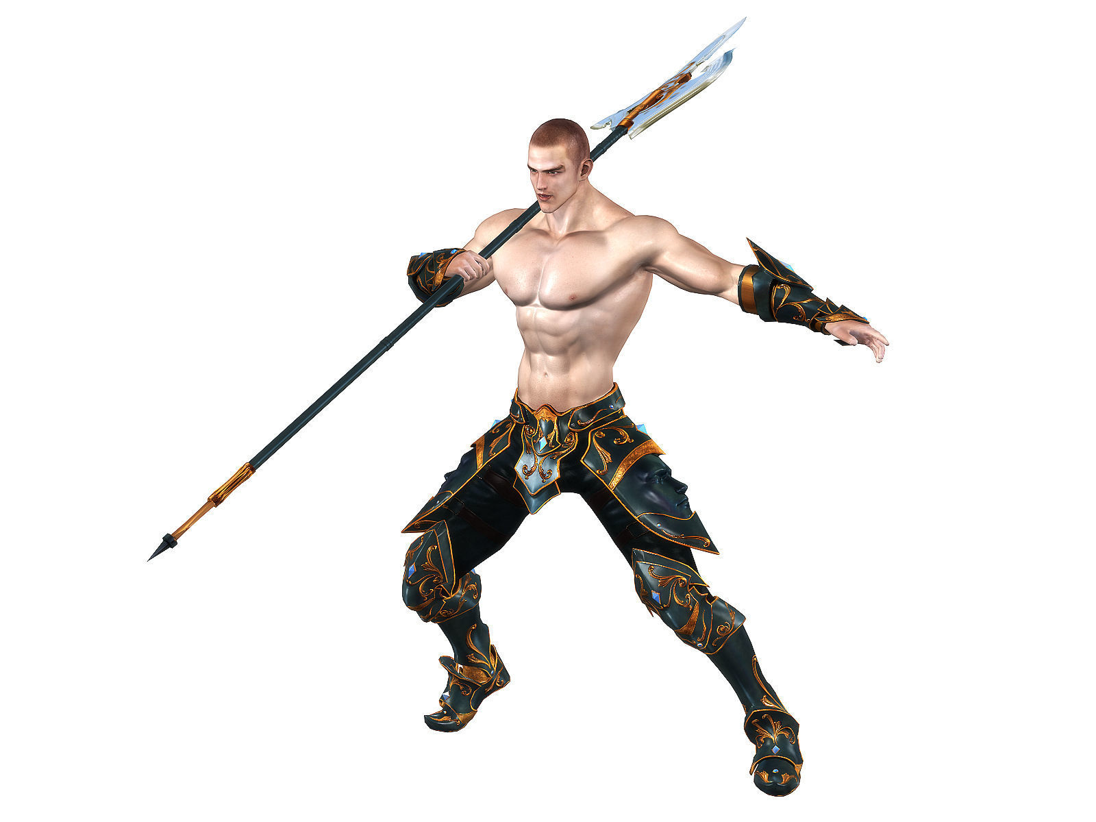 3Dfoin - Royal Executioner Low-poly 3D model_14