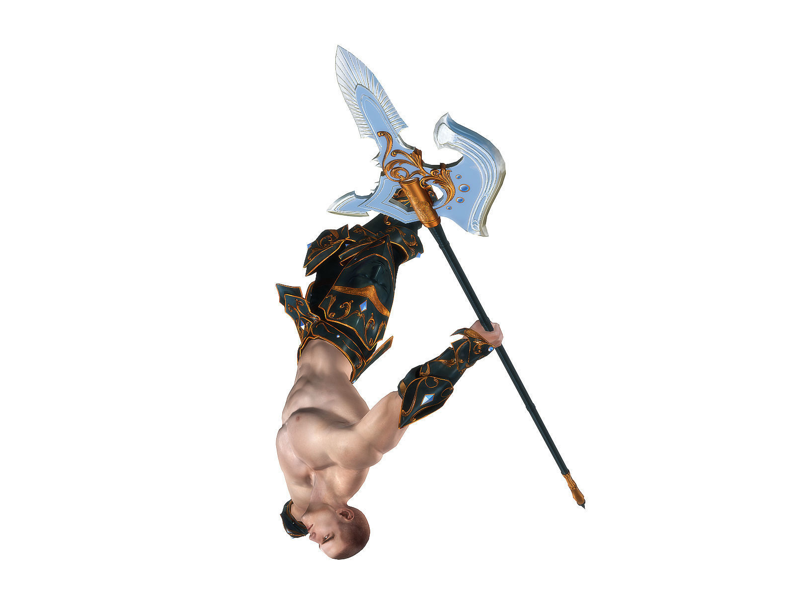 3Dfoin - Royal Executioner Low-poly 3D model_20