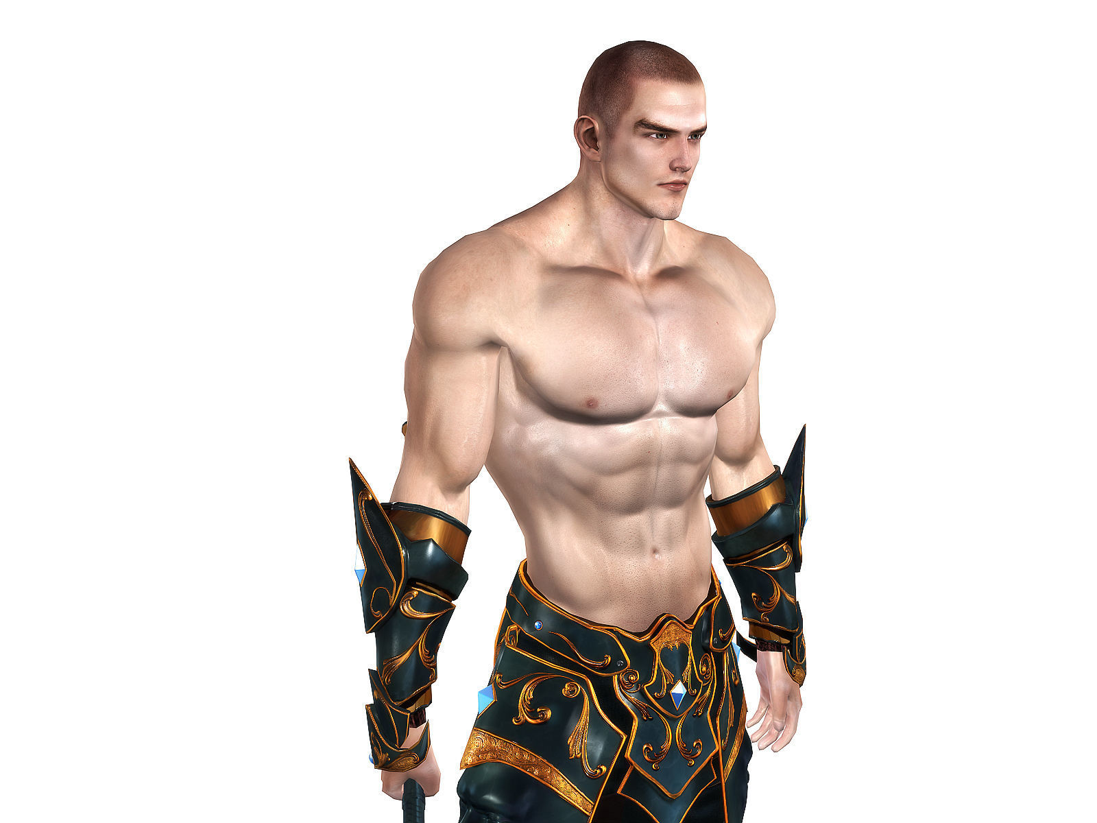 3Dfoin - Royal Executioner Low-poly 3D model_6