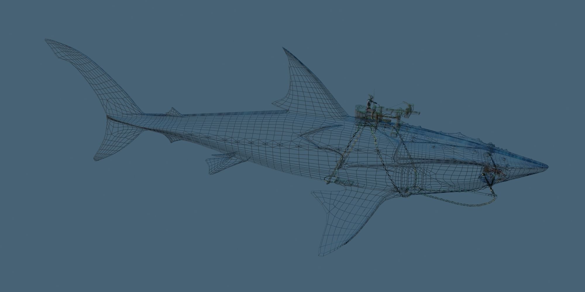  Battle Shark 3D 3D model_7