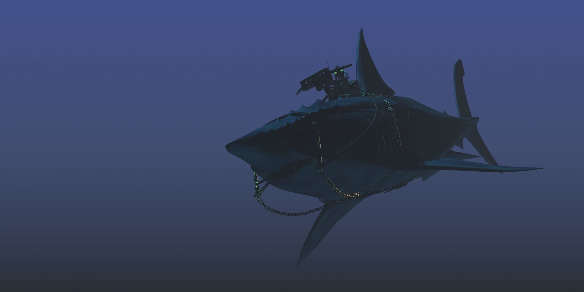  Battle Shark 3D 3D model_2