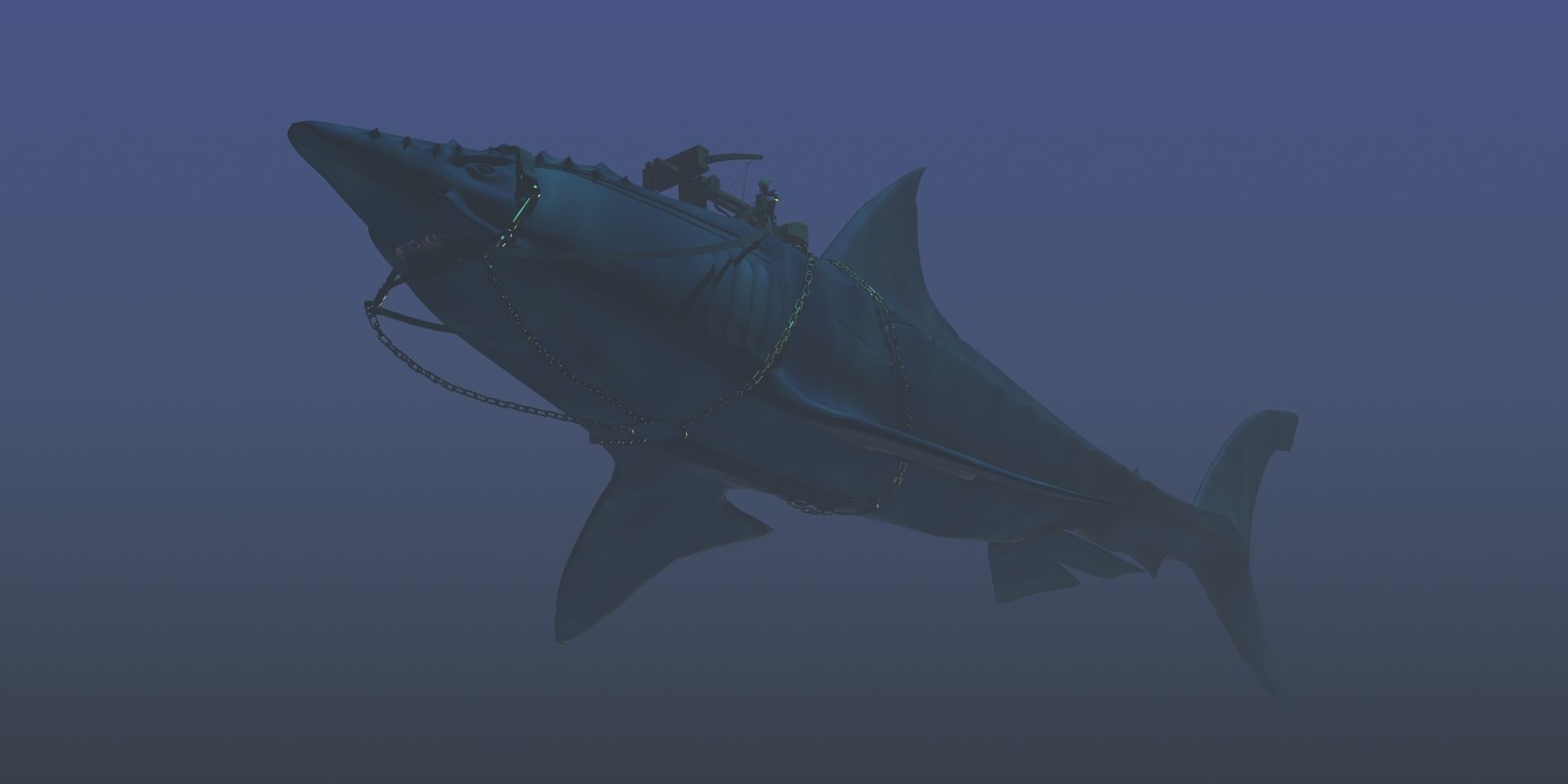  Battle Shark 3D 3D model_3