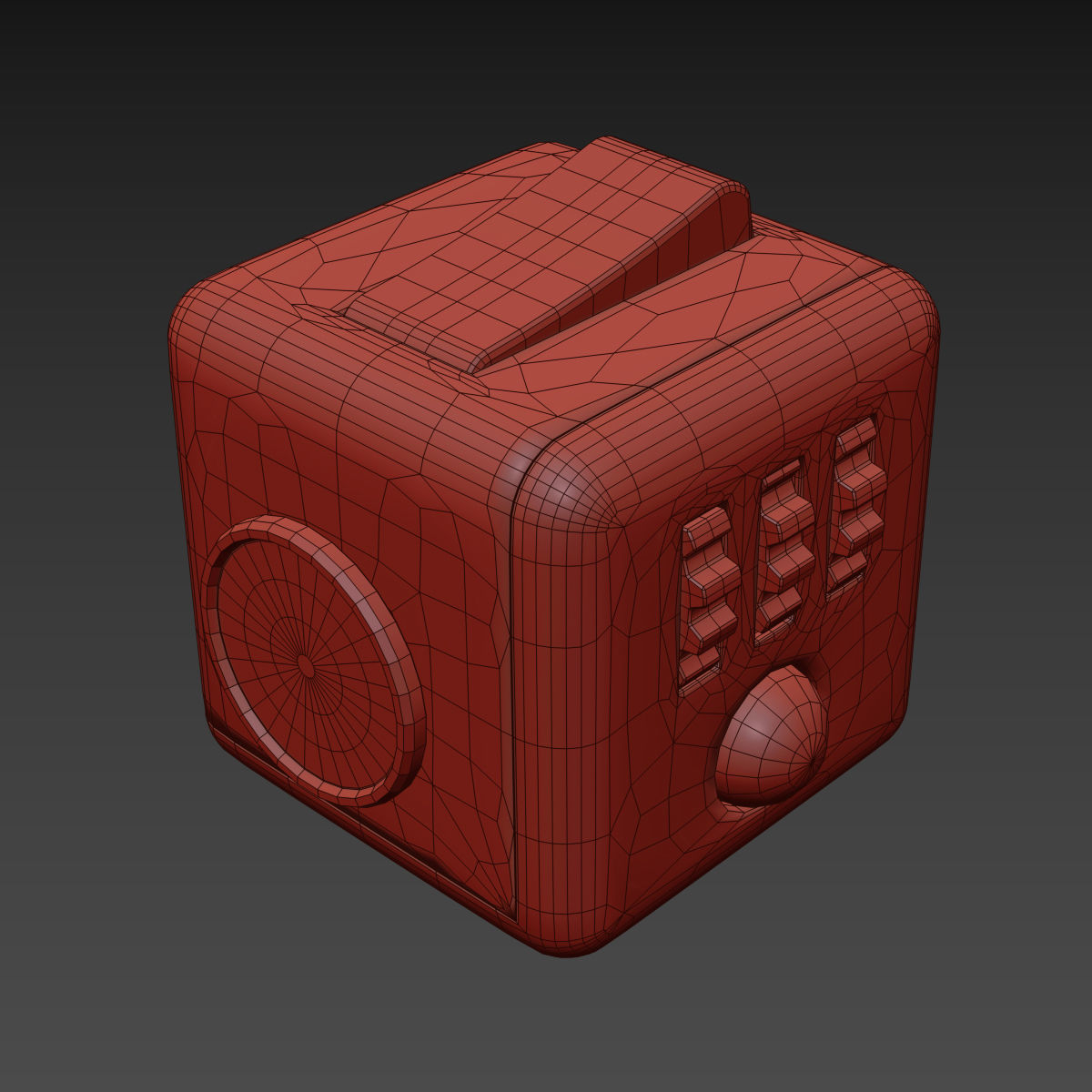 Fidget Cube 3D model_6