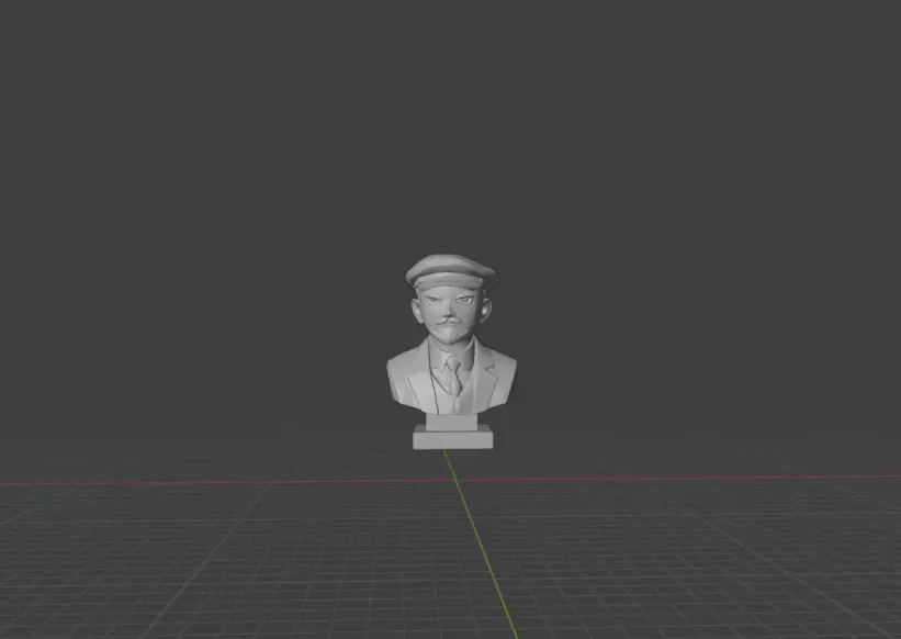 Vladimir Lenin Anime Stylized Bust 3D print model