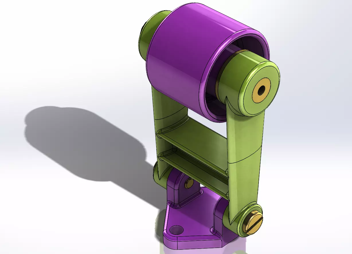 3D model of an Automotive Belt Tensioner 3D model