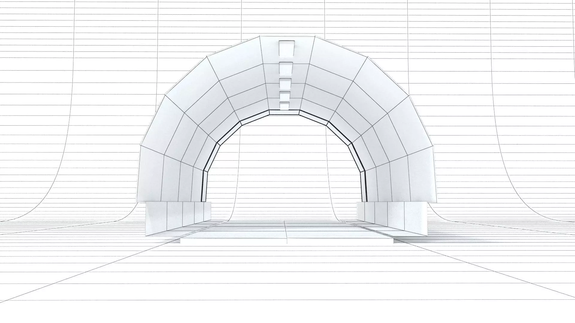 laos Tunnel Module 3D model