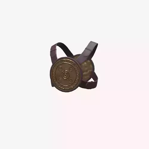 Ancient Armor Cardiophilax 3D Model Game Ready PBR Low Poly