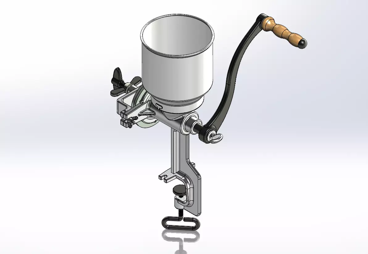 3D model of a Hand Grinder Free 3D model