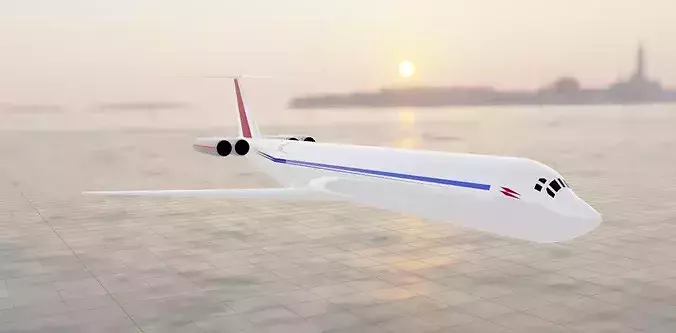 Fictional Quad Rear Engine Jetliner Il-62M series Inspired 