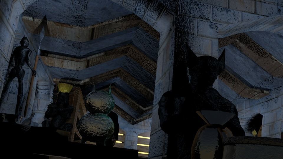 Indiana Jones Attic Low-poly 3D model_5