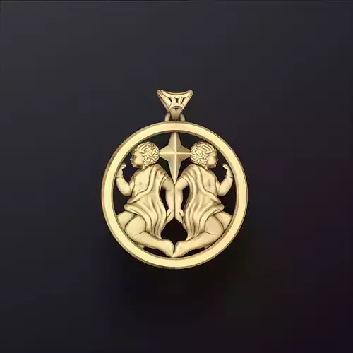 Zodiac Gemini Pendant Light