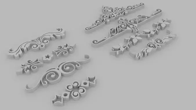 Dividers 03 - Printable set of 8 