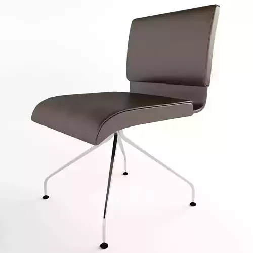 stul-mustique-frag-2013-large leather chair with metal legs