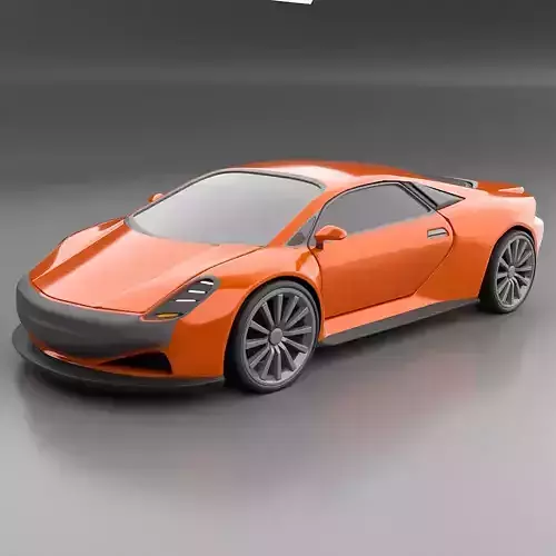 Panteox concept car 3d model