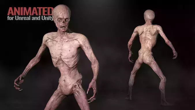 Zombie Ghoul Disfigured of wasteland