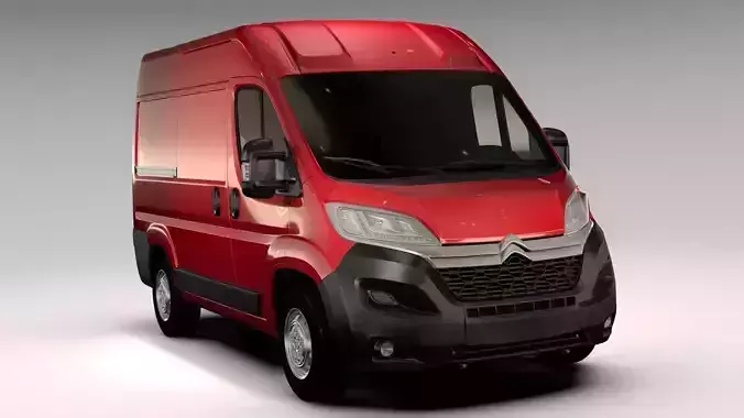 Citroen Jumper Van L1H2 2017 3D model