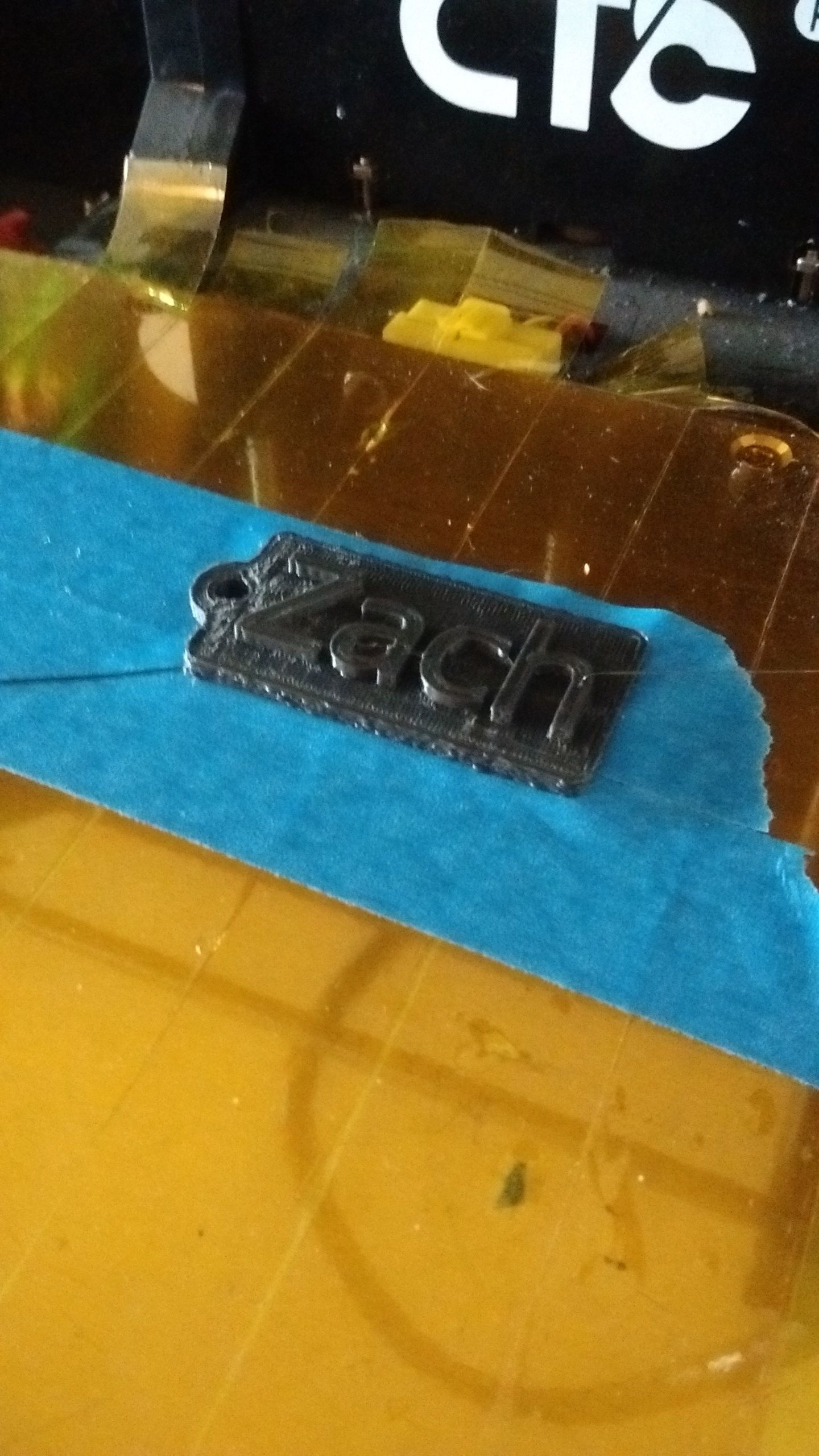 Jacob Name Tag  Key chain Fob Zipper Tag 2x1x02in 50x25x5mm 3D print model_2