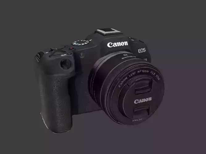 3D model Canon EOS R VR / AR / low-poly | CGTrader