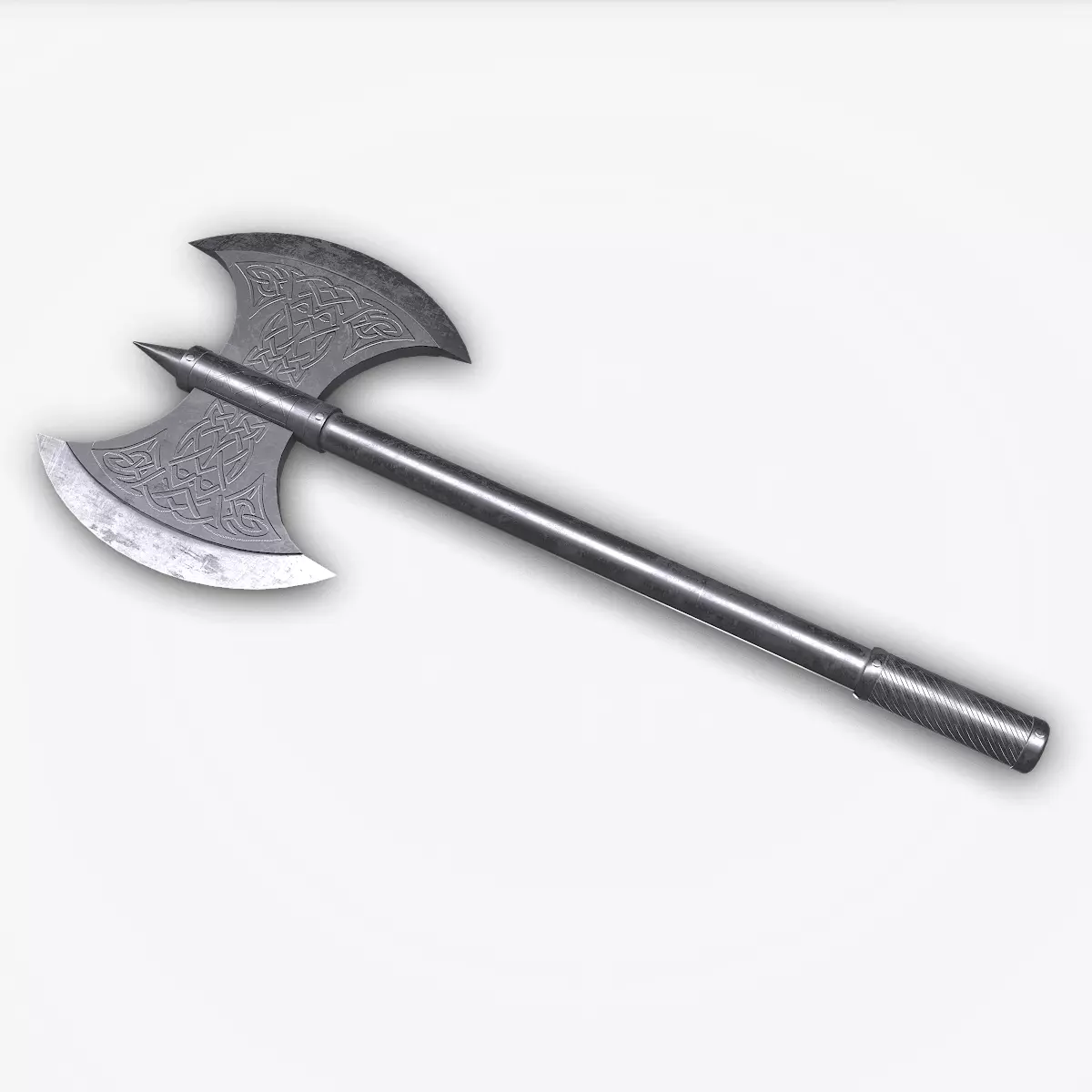 Celtic Battle Axe Low-poly PBR Low-poly 3D model