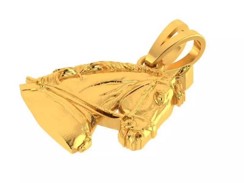 Horse Pendant 3D print model
