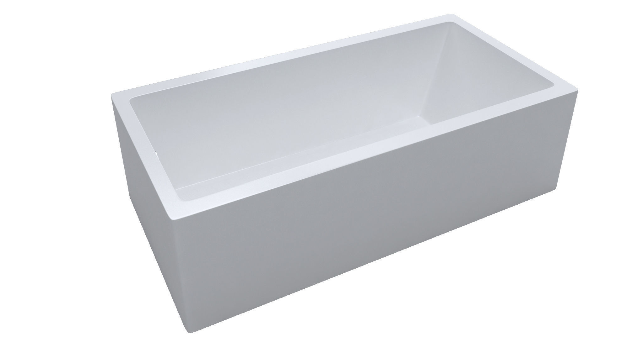 Tub-001 rectangular bath tub 3D model_2