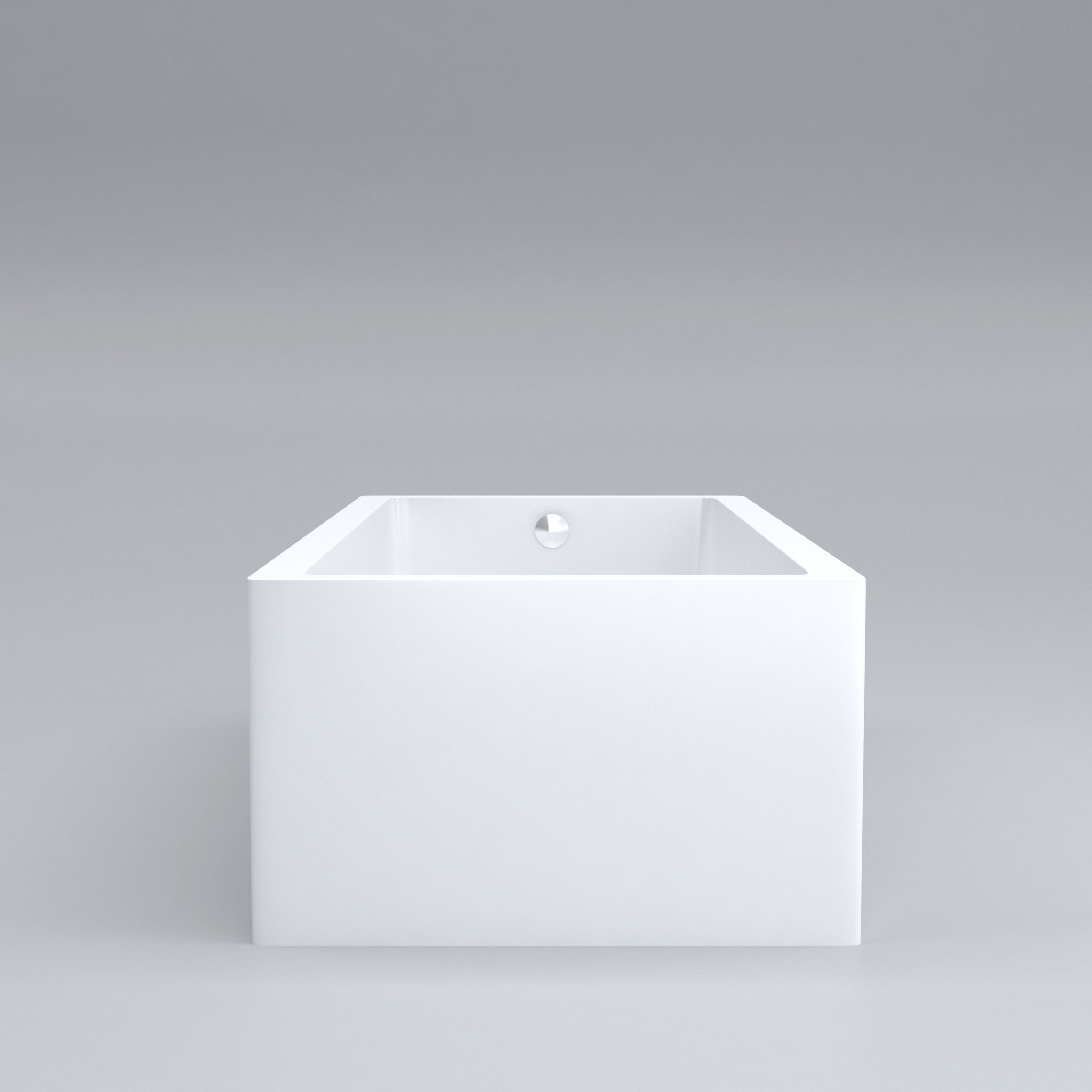 Tub-001 rectangular bath tub 3D model_5