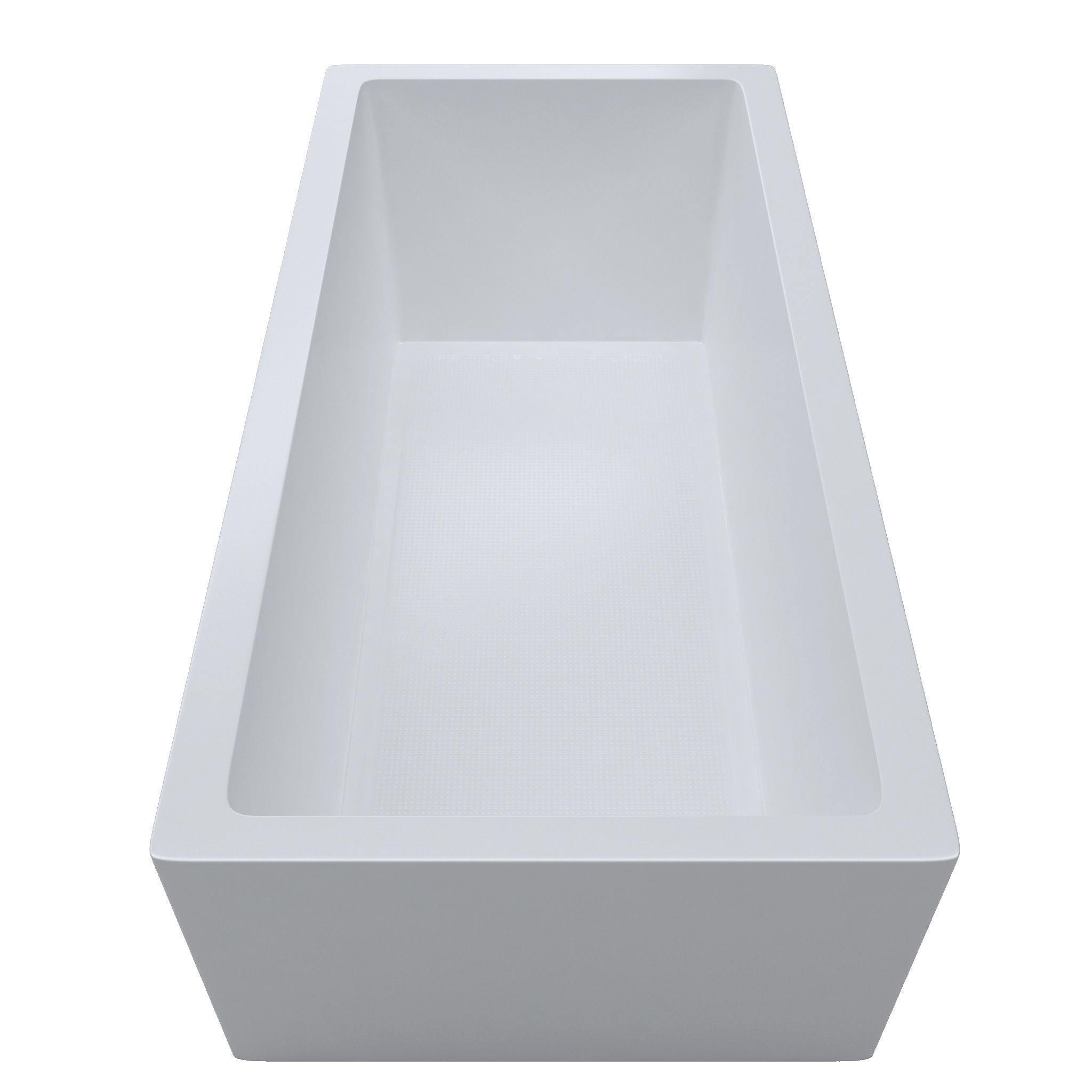 Tub-001 rectangular bath tub 3D model_3