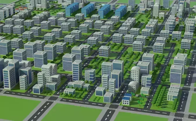 Down town city scape