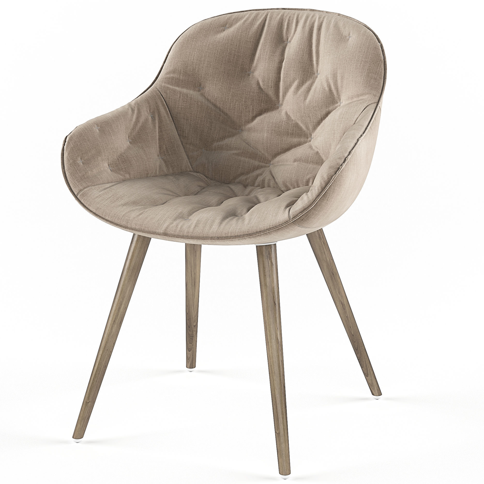 Igloo soft chair 3D model_2