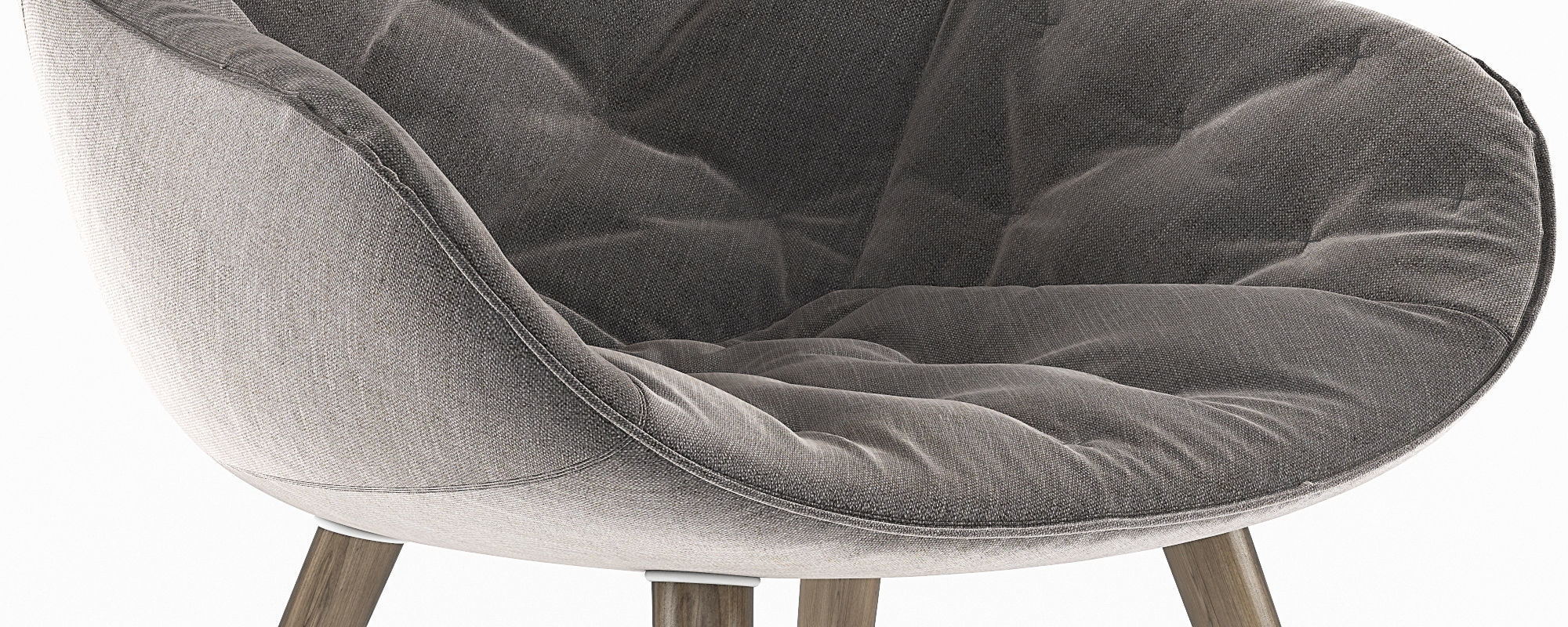 Igloo soft chair 3D model_3