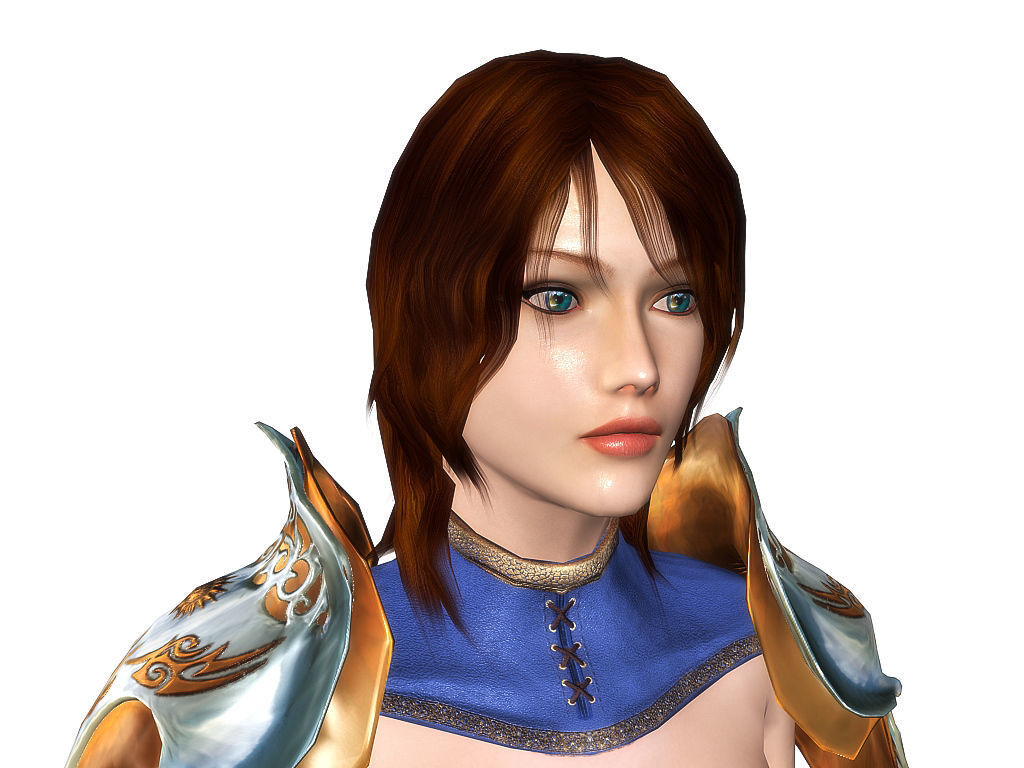 3Dfoin - Royal Sorceress  Low-poly 3D model_15