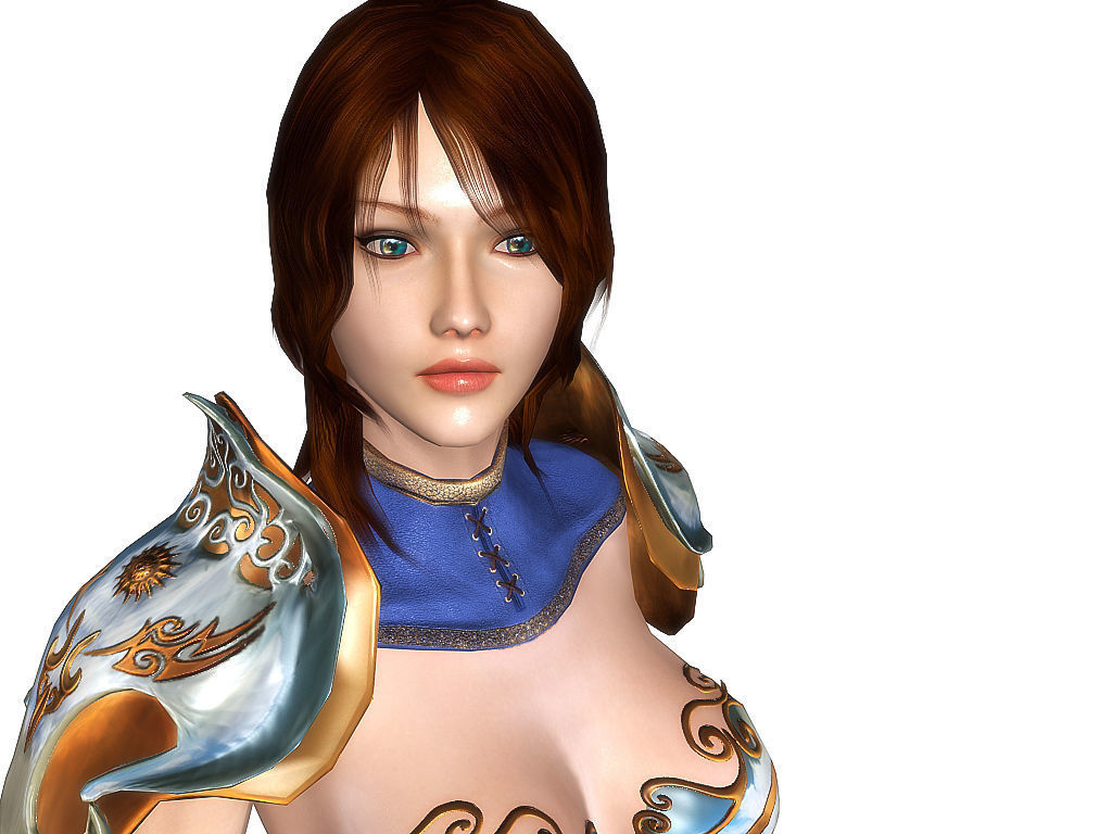 3Dfoin - Royal Sorceress  Low-poly 3D model_16