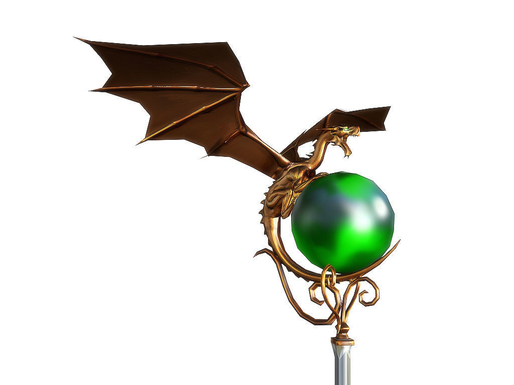 3Dfoin - Royal Sorceress  Low-poly 3D model_19