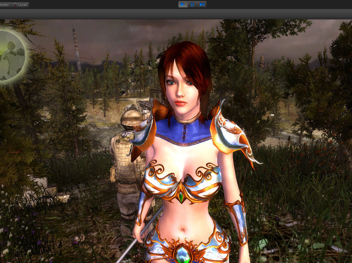 3Dfoin - Royal Sorceress  Low-poly 3D model_2