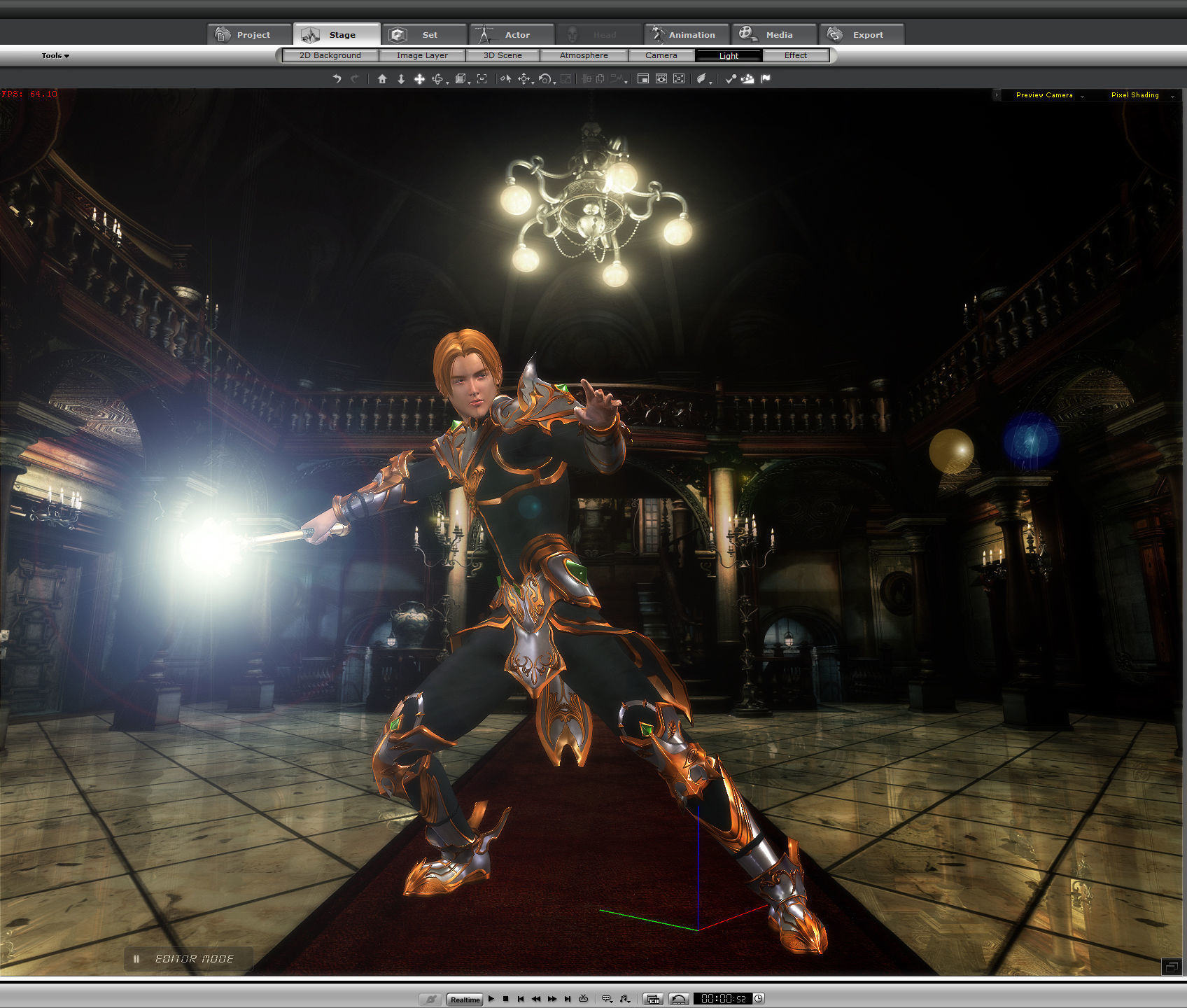 3Dfoin - Royal Wizard Low-poly 3D model_3