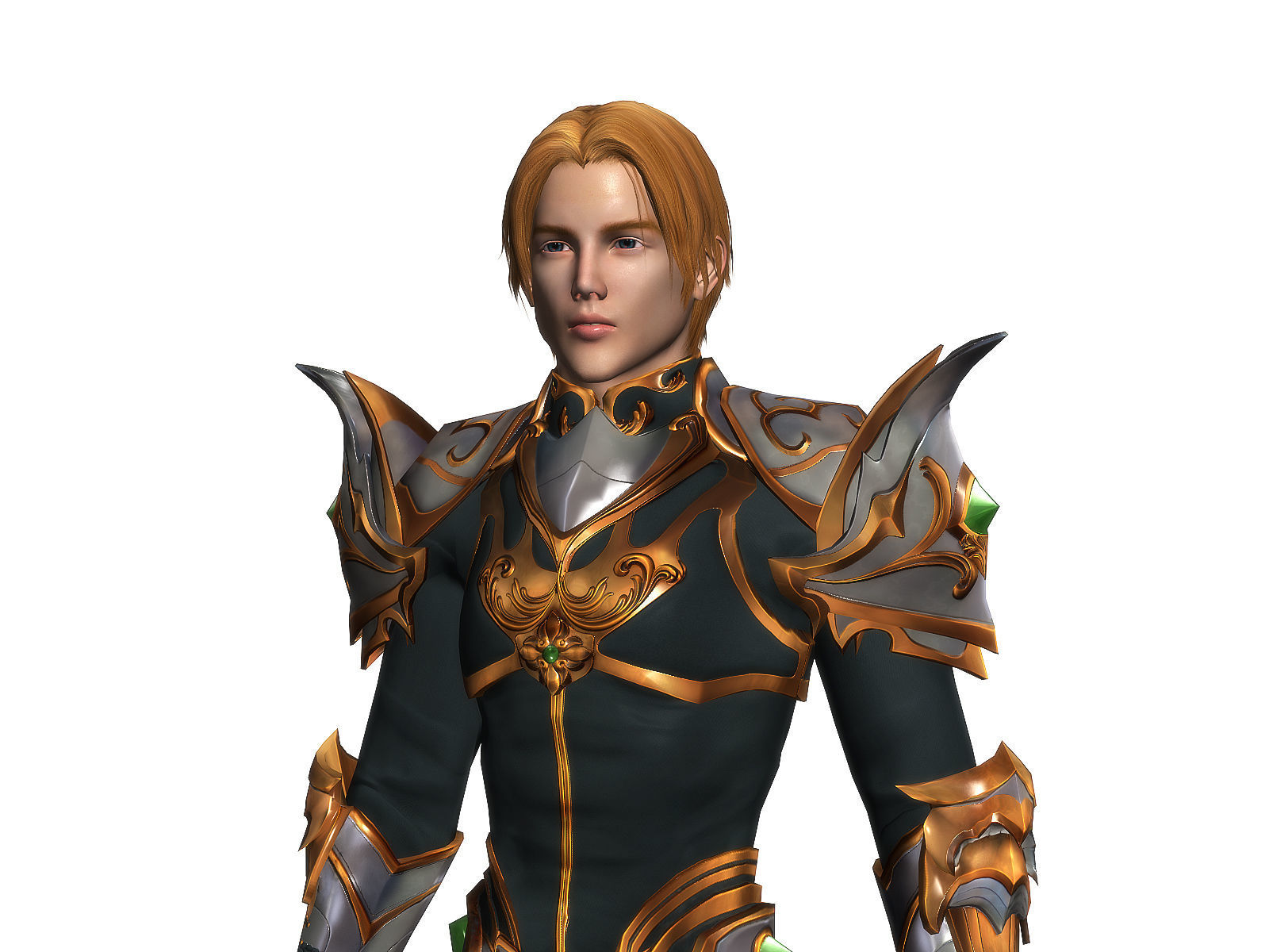 3Dfoin - Royal Wizard Low-poly 3D model_14