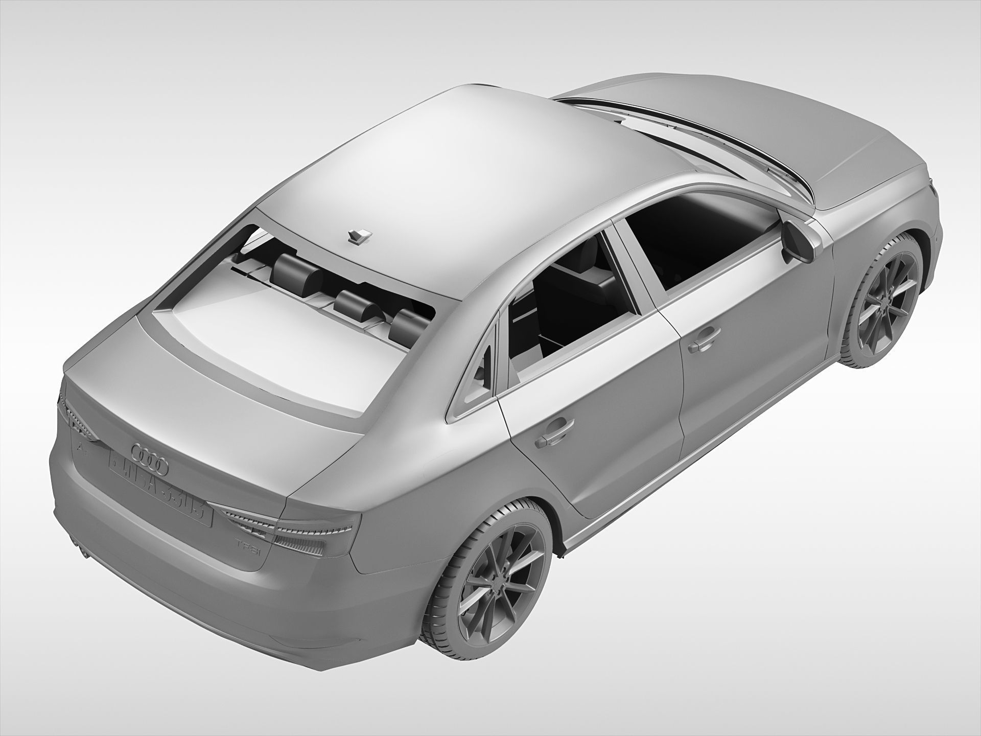 Audi A3 Sedan 2017 3D model_8